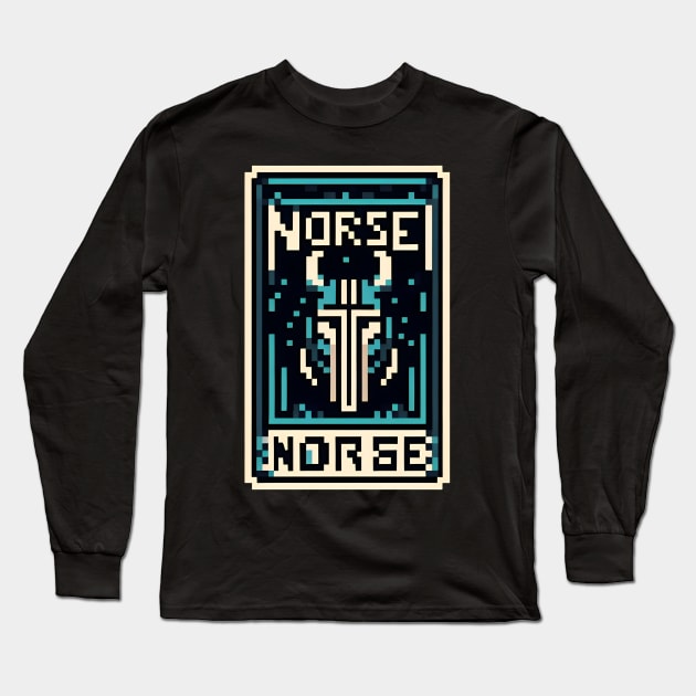 norse god Long Sleeve T-Shirt by vaporgraphic